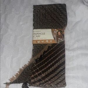 Brown Triangle Scarf